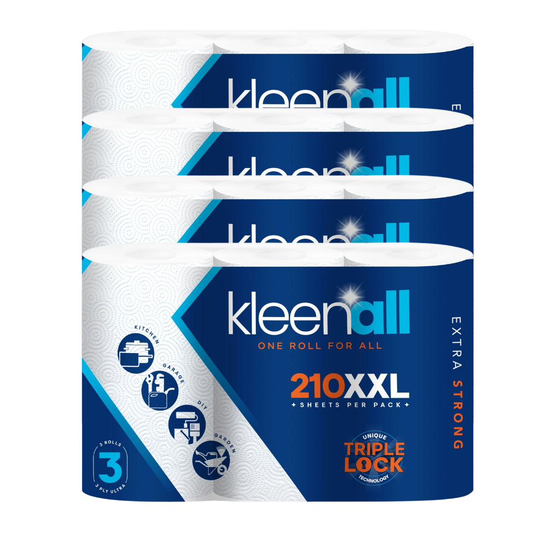 Kleen All 3 Ply Kitchen Towel 12 Rolls( 3x4 Rolls) Kleen All 3 Ply Kitchen Towel 12 Rolls( 3x4 Rolls)